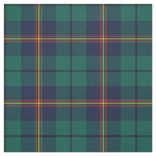 Clan Carmichael Tartan Green Kariert Stoff