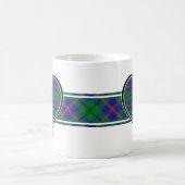 Clan Carmichael Tartan Heart Kaffeetasse (Mittel)