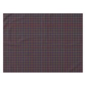 Clan Carnegie Dark Blue und Red Scottish Tartan Tischdecke (Vorderseite (Horizontal))