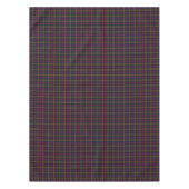 Clan Carnegie Dark Blue und Red Scottish Tartan Tischdecke (Vorderseite)