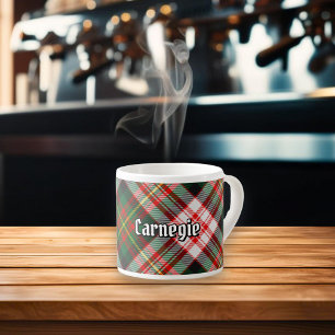 Clan Carnegie Dress Tartan Espressotasse