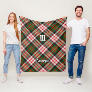 Clan Carnegie Dress Tartan Fleecedecke