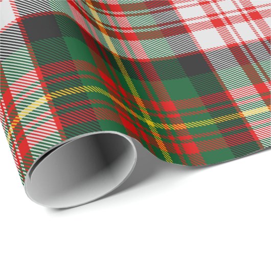 Clan Carnegie Dress Tartan Geschenkpapier (Rolleneckpunkt)