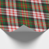 Clan Carnegie Dress Tartan Geschenkpapier (Ecke)