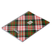 Clan Carnegie Dress Tartan Notizblock (Linke Seite)