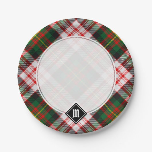 Clan Carnegie Dress Tartan Pappteller (Vorderseite)