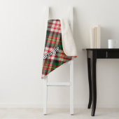 Clan Carnegie Dress Tartan Sherpadecke (Beispiel)