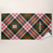 Clan Carnegie Dress Tartan Strandtuch (Vorderseite)