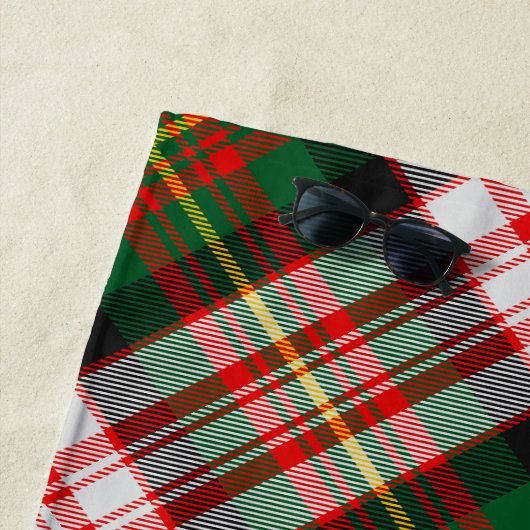 Clan Carnegie Dress Tartan Strandtuch (Beispiel)