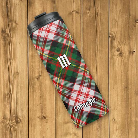 Clan Carnegie Dress Tartan Thermosbecher