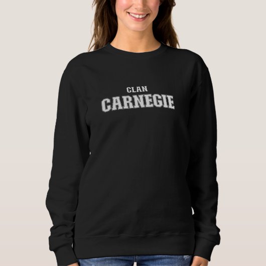 Clan Carnegie Familie Nachname Schottisches Erbe Sweatshirt (Vorderseite)