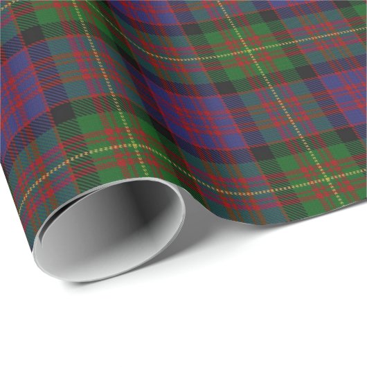 Clan Carnegie Scottish Tartan Geschenkpapier (Rolleneckpunkt)
