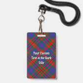 Clan Carnegie Tartan Ausweis (Rückseite mit Lanyard)