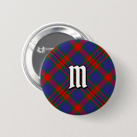 Clan Carnegie Tartan Button (Vorne & Hinten)