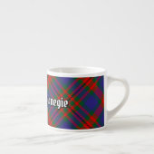Clan Carnegie Tartan Espressotasse (Rechts)