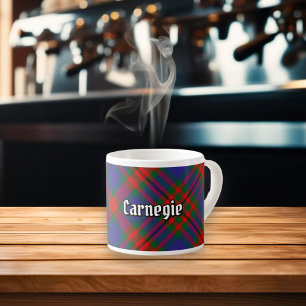 Clan Carnegie Tartan Espressotasse