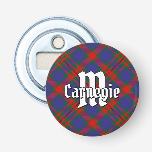 Clan Carnegie Tartan Flaschenöffner (Vorderseite)