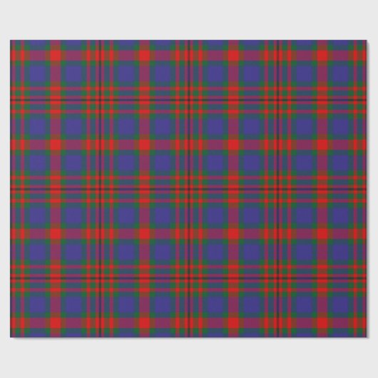 Clan Carnegie Tartan Geschenkpapier (Flach)