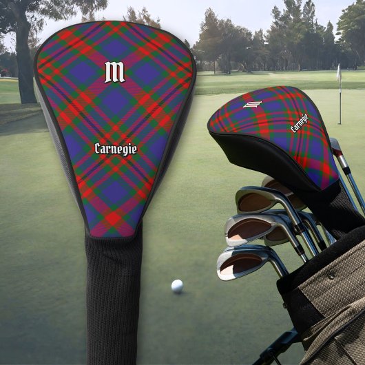 Clan Carnegie Tartan Golf Headcover