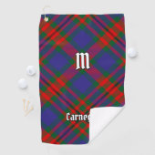 Clan Carnegie Tartan Golfhandtuch (Insitu)