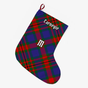 Clan Carnegie Tartan Großer Weihnachtsstrumpf