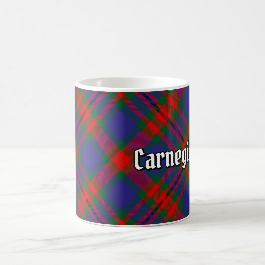 Clan Carnegie Tartan Kaffeetasse (Mittel)