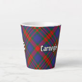 Clan Carnegie Tartan Milchtasse (Vorderseite)