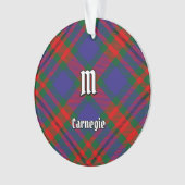 Clan Carnegie Tartan Ornament (Vorderseite)