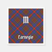 Clan Carnegie Tartan Serviette (Vorderseite)