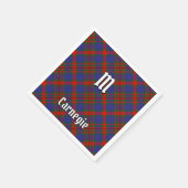 Clan Carnegie Tartan Serviette (Ecke)