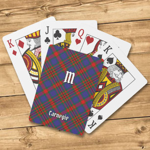Clan Carnegie Tartan Spielkarten