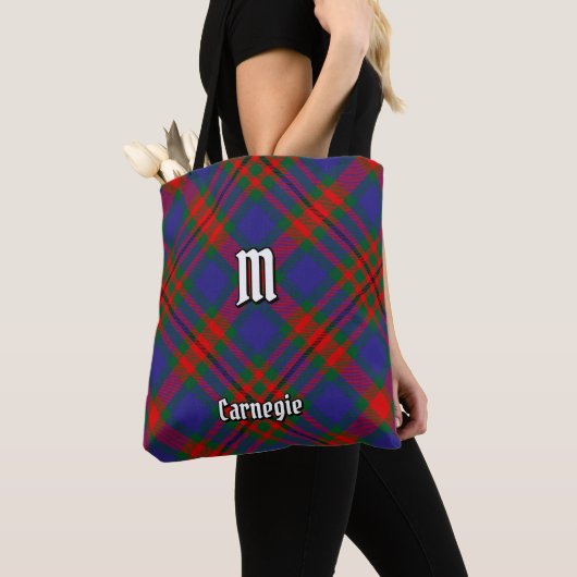 Clan Carnegie Tartan Tasche (Von Nahem)