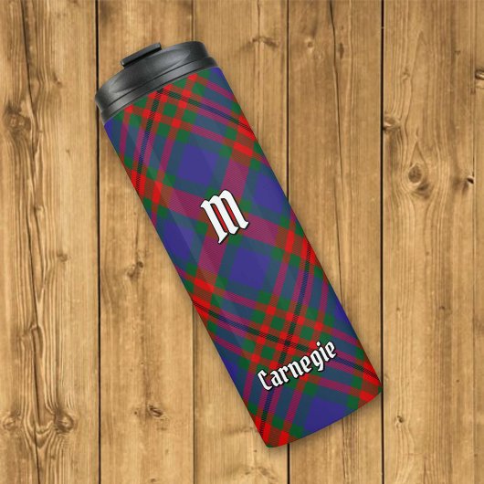 Clan Carnegie Tartan Thermosbecher
