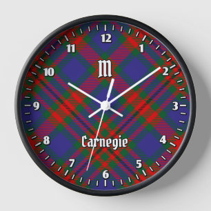 Clan Carnegie Tartan Uhr
