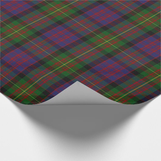Clan Carnegie Tartan Wrapping Paper Geschenkpapier (Ecke)