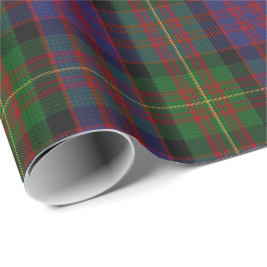 Clan Carnegie Tartan Wrapping Paper Geschenkpapier (Rolleneckpunkt)