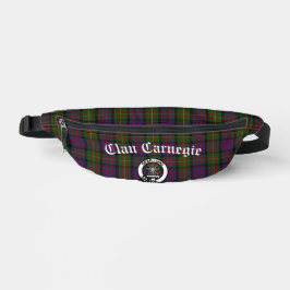 Clan Carnegie Wappen Abzeichen und Tartan Bauchtasche