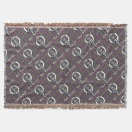 Clan Carnegie Wappen Tartan Decke