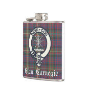 Clan Carnegie Wappen Tartan Flachmann (Links)