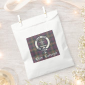 Clan Carnegie Wappen Tartan Geschenktütchen (Ausgeschnitten)