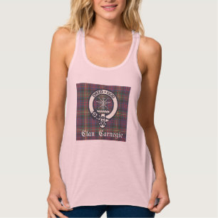 Clan Carnegie Wappen Tartan Tank Top