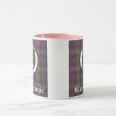 Clan Carnegie Wappen Tartan Tasse (Zentrum)