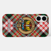 Clan Carnegie Wappen über Dress Tartan Case-Mate iPhone Hülle (Rückseite (Horizontal))