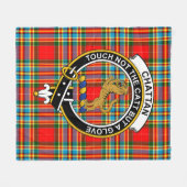 Clan Chattan Modern Tartan Kariert Fleecedecke (Vorderseite (Horizontal))