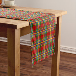 Clan Chattan Tartan Bright Scottish Kariert Kurzer Tischläufer
