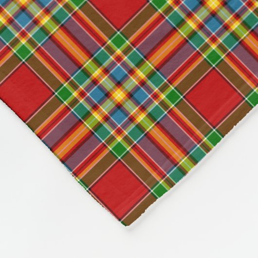 Clan Chattan Tartan Colorful Scottish Kariert Fleecedecke (Ecke)