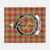 Clan Chattan Tartan Kariert Fleecedecke (Vorderseite (Horizontal))