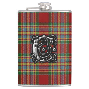 Clan Chattan Tartan Old Scotland Flask Flachmann