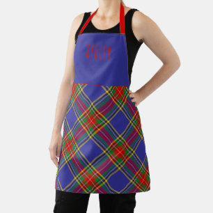Clan Chef MacBeth Tartan Plaid Name Schürze