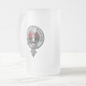 Clan Chisholm Mattglas Bierglas (Vorderseite Links)